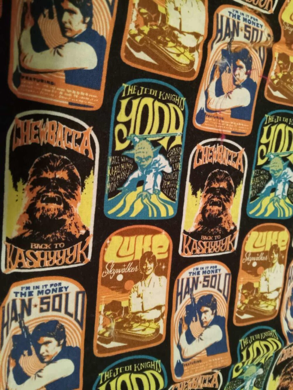 Poplin fabrics with Star Wars desing -  end of batch